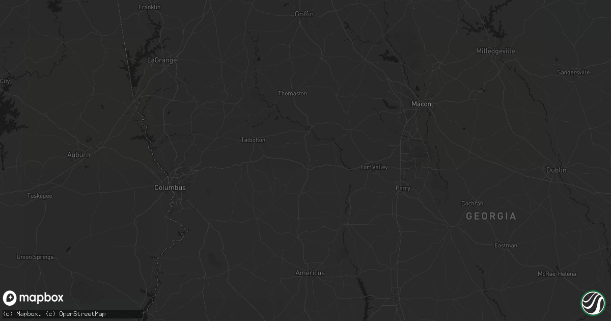 Hail map in Butler, GA on September 19, 2026