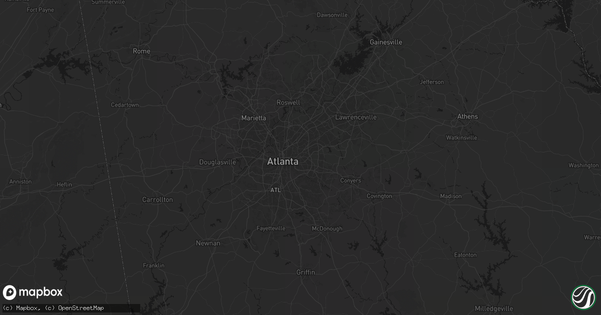 Hail map in Decatur, GA on September 19, 2026