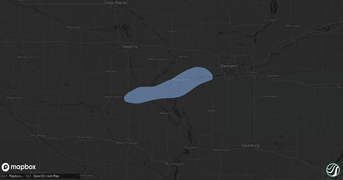 Hail map in Fruitland, IA on September 19, 2026