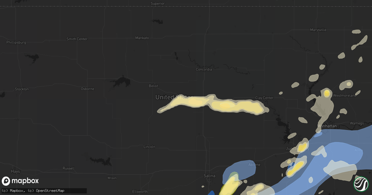Hail map in Glasco, KS on September 19, 2026