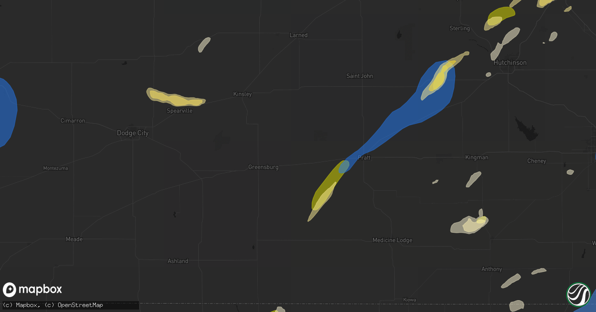 Hail map in Haviland, KS on September 19, 2026