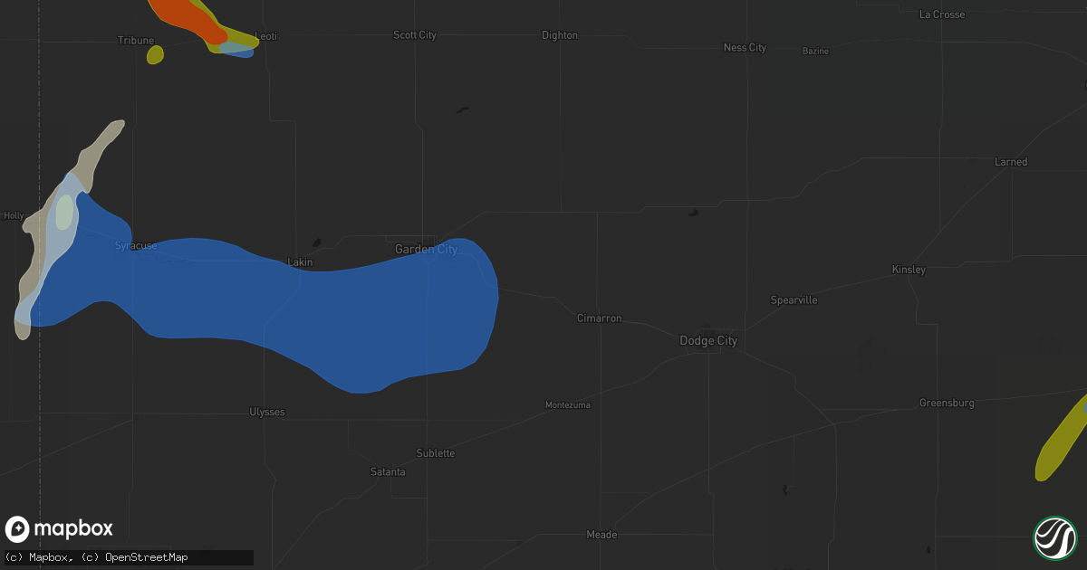 Hail map in Ingalls, KS on September 19, 2026