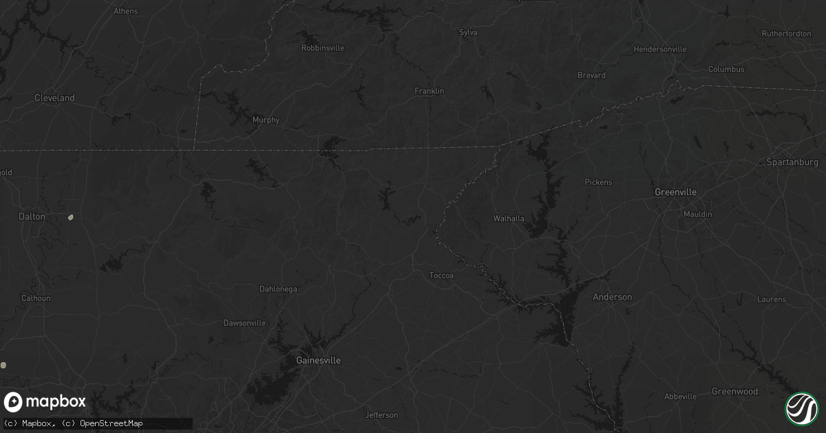Hail map in Lakemont, GA on September 19, 2026