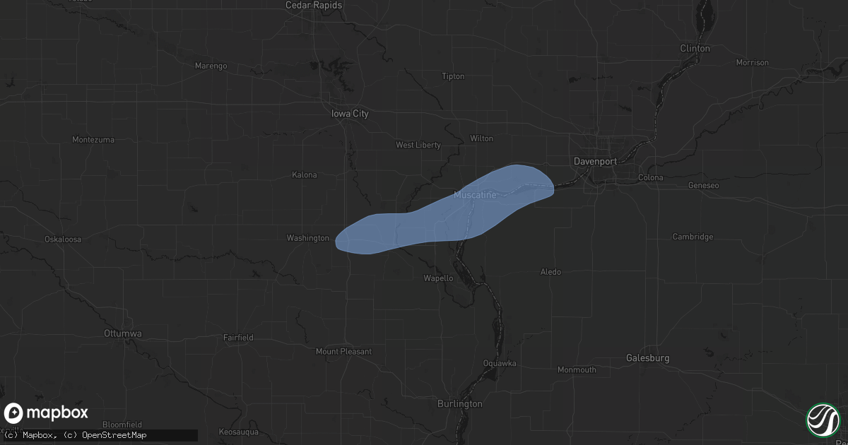 Hail map in Letts, IA on September 19, 2026