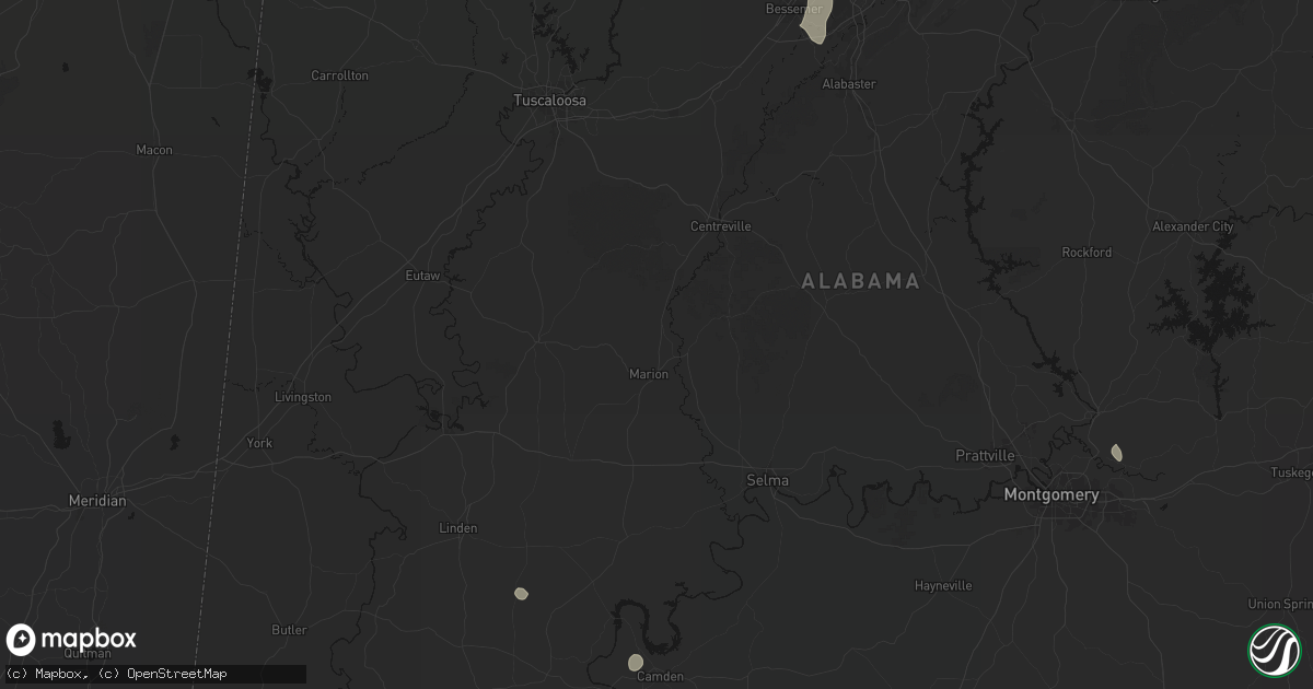 Hail map in Marion, AL on September 19, 2026