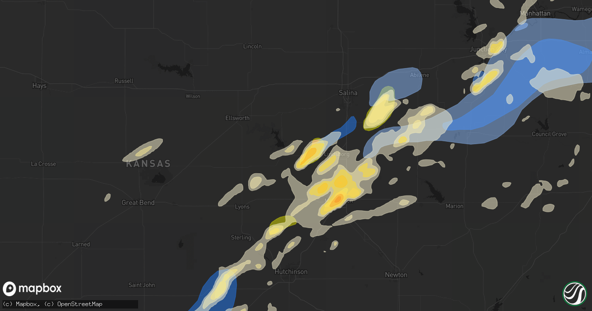 Hail map in Marquette, KS on September 19, 2026