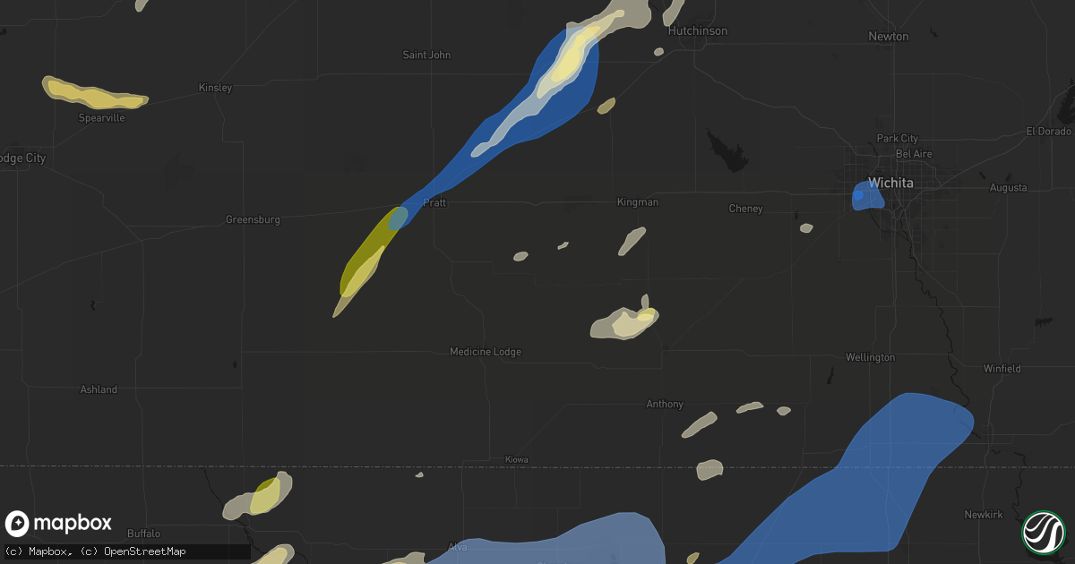Hail map in Nashville, KS on September 19, 2026