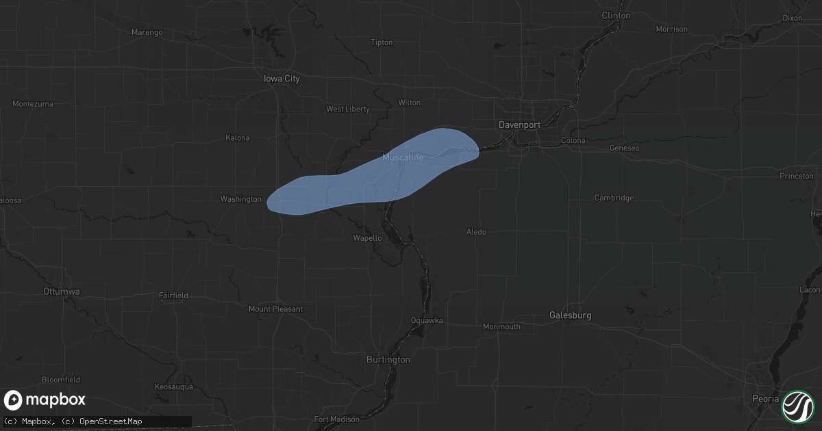 Hail map in New Boston, IL on September 19, 2026