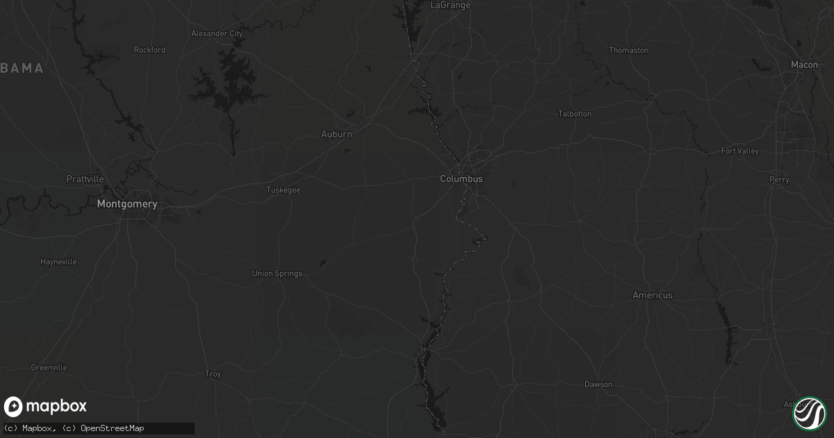 Hail map in Seale, AL on September 19, 2026