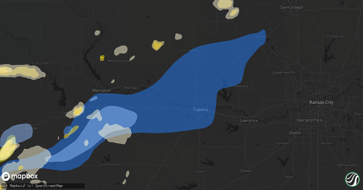 Hail map in Silver Lake, KS on September 19, 2026