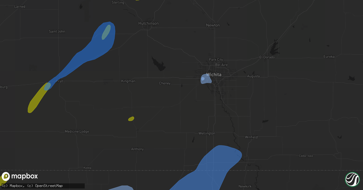 Hail map in Viola, KS on September 19, 2026
