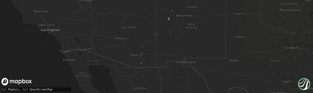 Hail map on September 20, 2013
