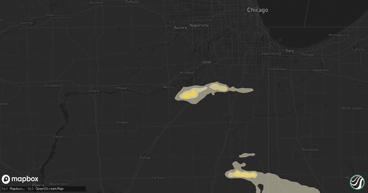 Hail map in Coal City, IL on September 20, 2014