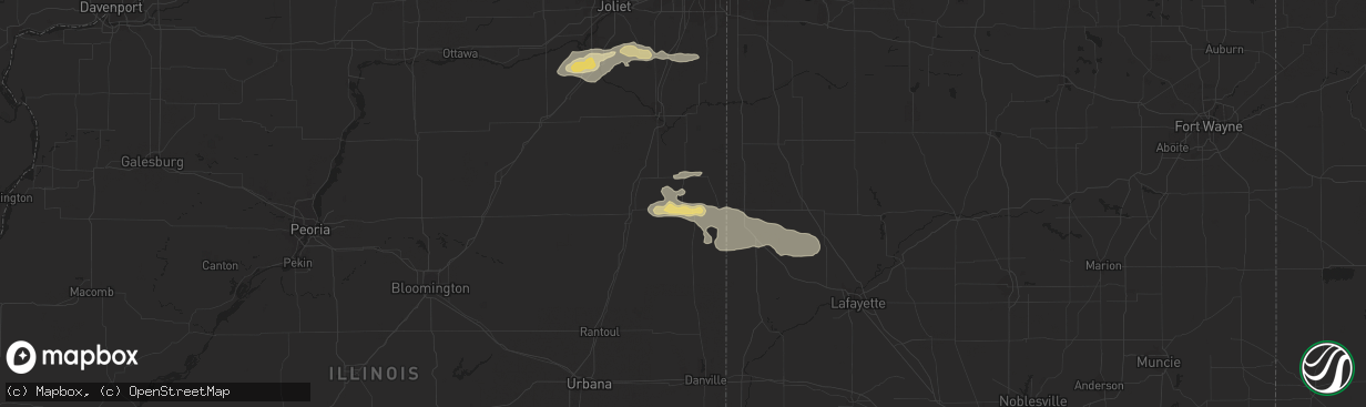 Hail map in Watseka, IL on September 20, 2014