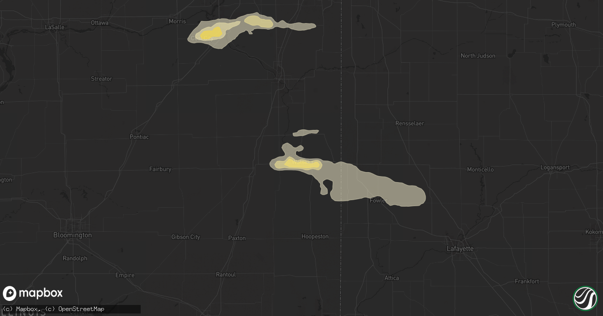 Hail map in Watseka, IL on September 20, 2014