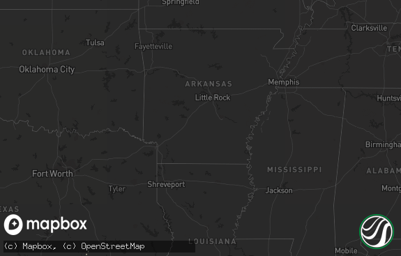 Hail map preview on 09-20-2016