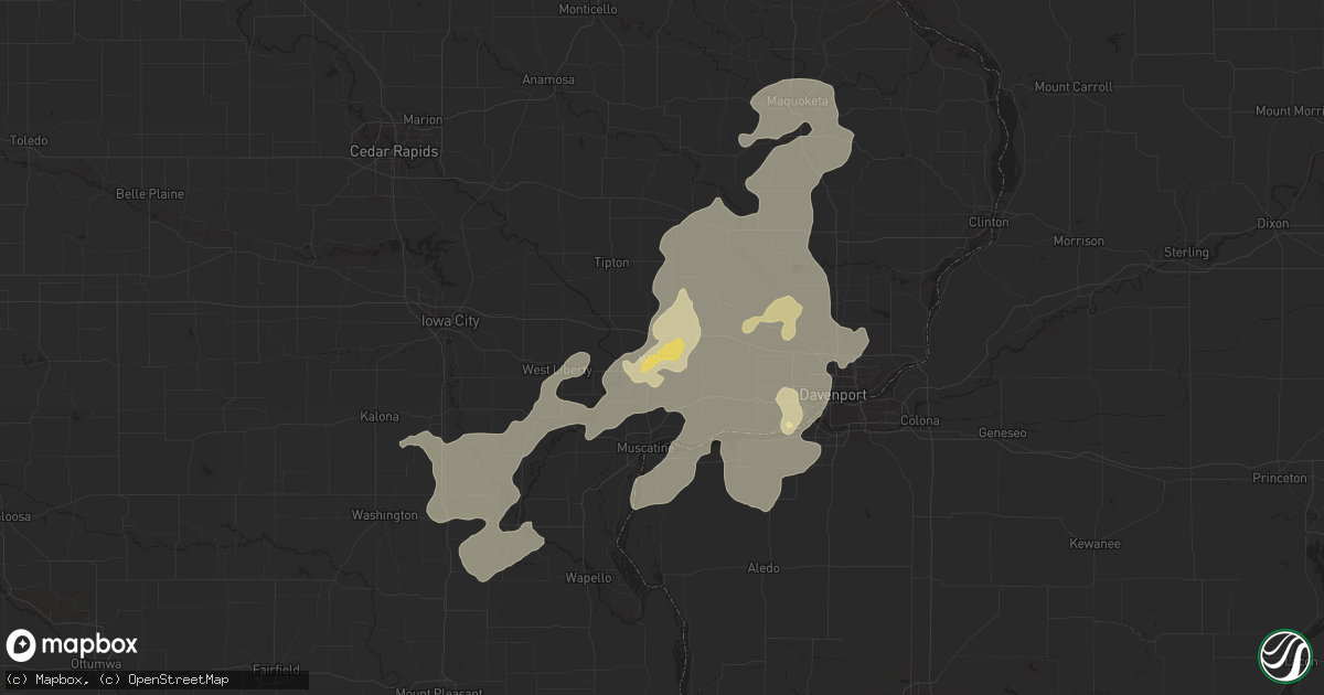 Hail map in Wilton, IA on September 20, 2017