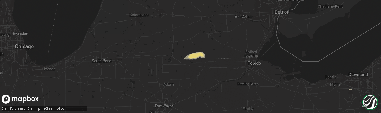 Hail map in Camden, MI on September 20, 2018