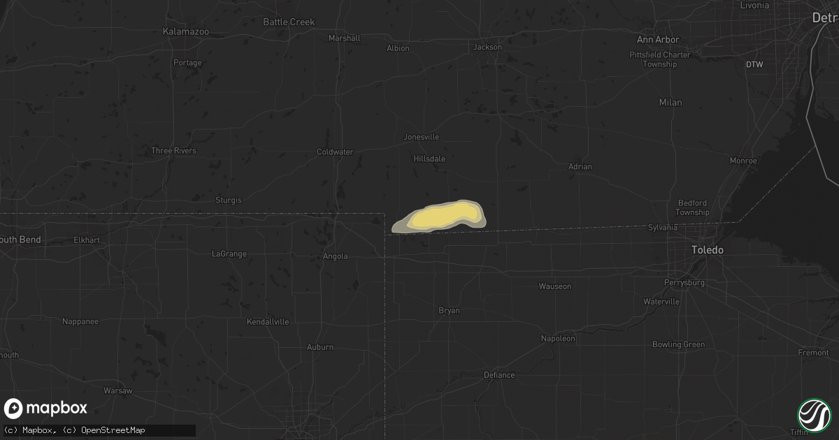 Hail map in Camden, MI on September 20, 2018