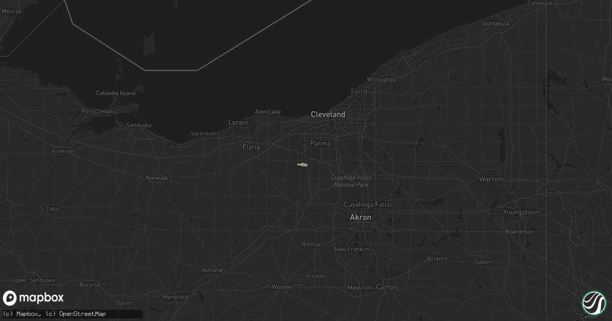 Hail map in Strongsville, OH on September 20, 2018