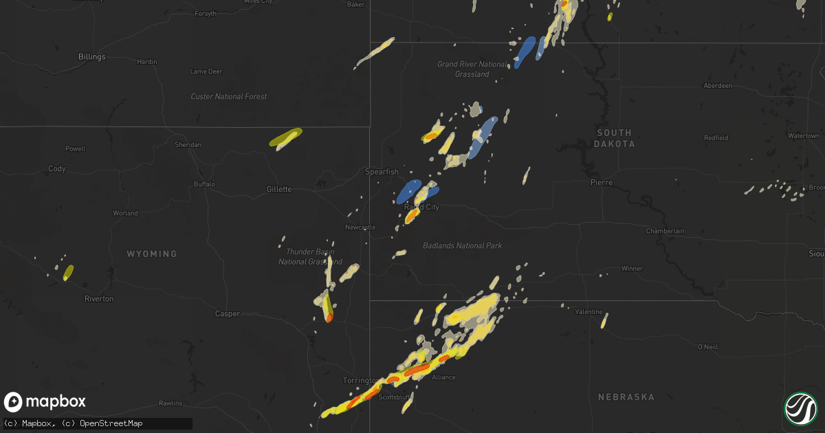 Hail map on September 20, 2019