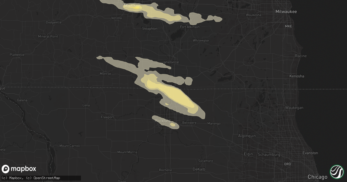 Hail map in South Beloit, IL on September 20, 2022