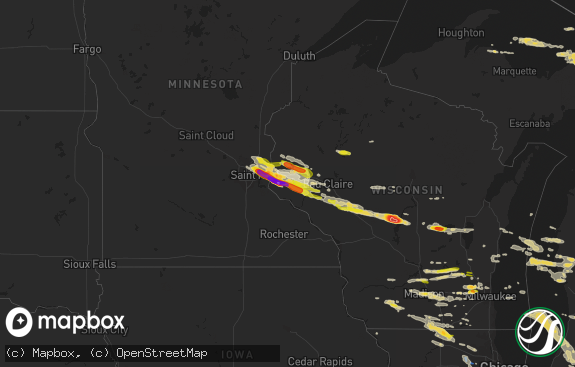 Hail map preview on 09-20-2022