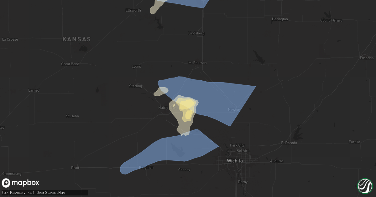 Hail map in Buhler, KS on September 20, 2024