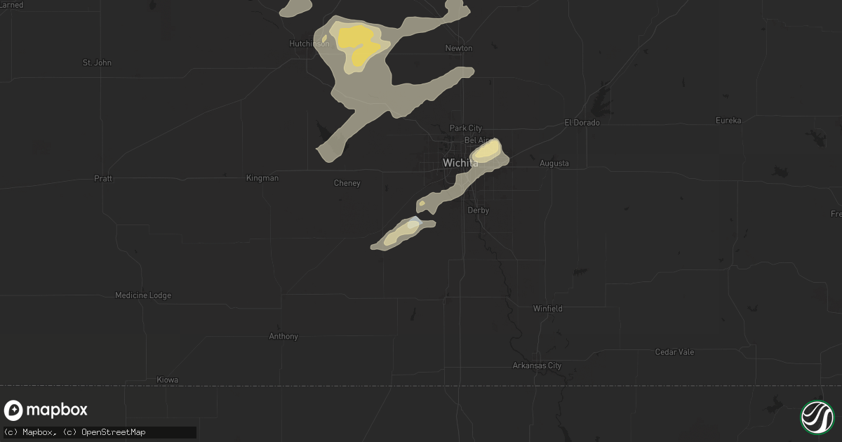 Hail map in Clearwater, KS on September 20, 2024