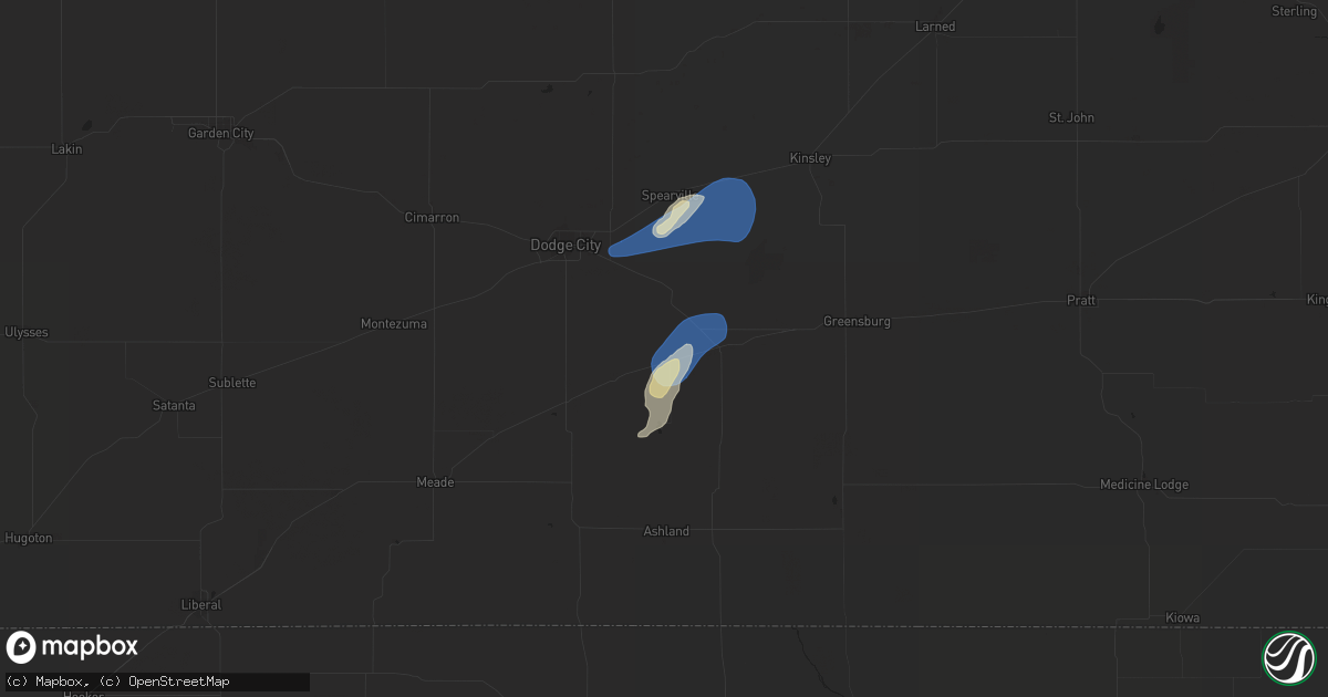 Hail map in Ford, KS on September 20, 2024