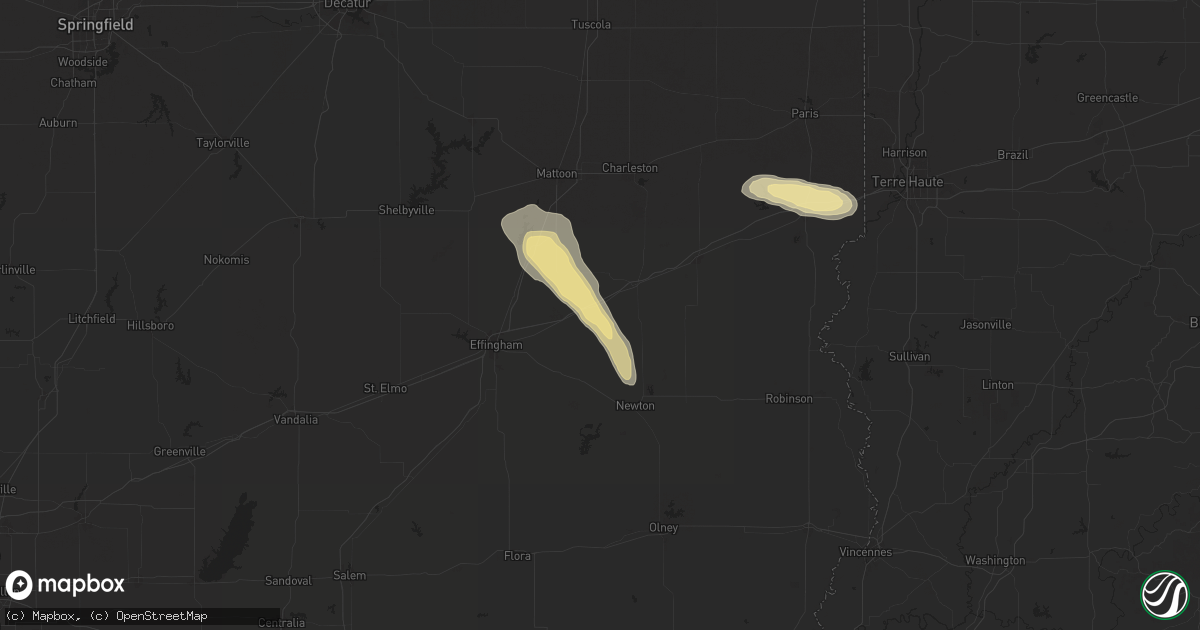 Hail map in Jewett, IL on September 20, 2024