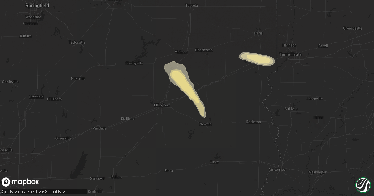 Hail map in Montrose, IL on September 20, 2024