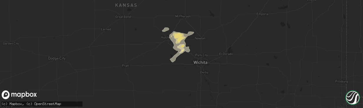 Hail map in Mount Hope, KS on September 20, 2024