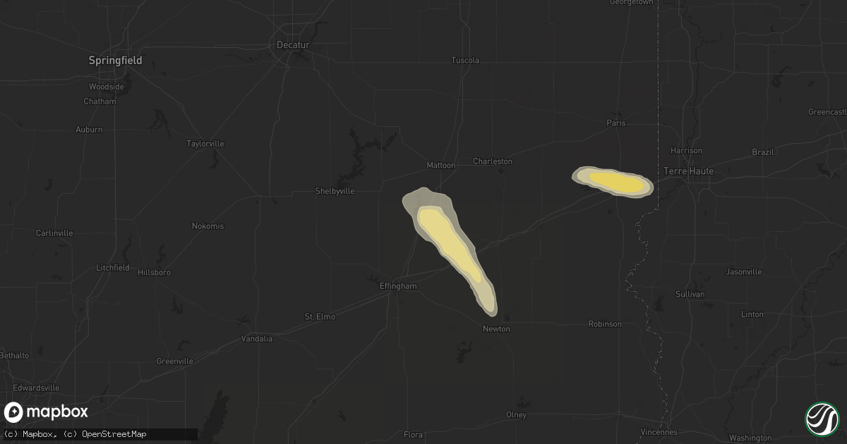 Hail map in Neoga, IL on September 20, 2024