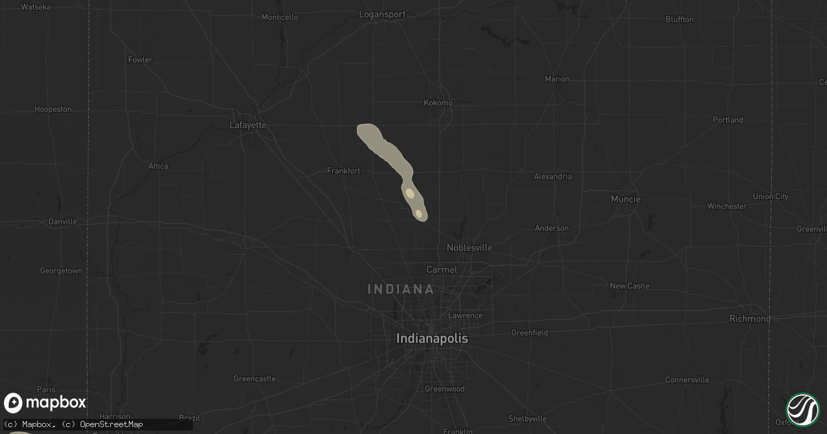 Hail map in Sheridan, IN on September 20, 2024