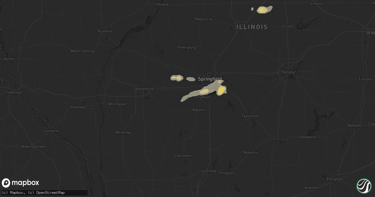 Hail map in Loami, IL on September 20, 2025