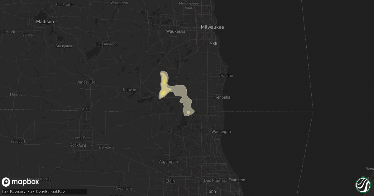 Hail map in Salem, WI on September 20, 2025