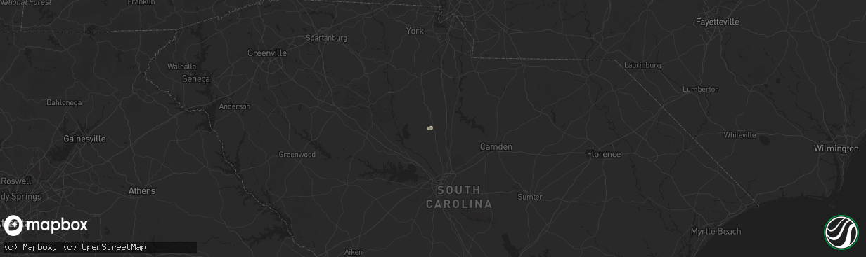 Hail map in Winnsboro, SC on September 20, 2025