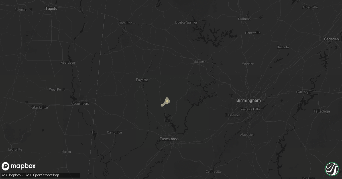 Hail map in Berry, AL on September 20, 2026