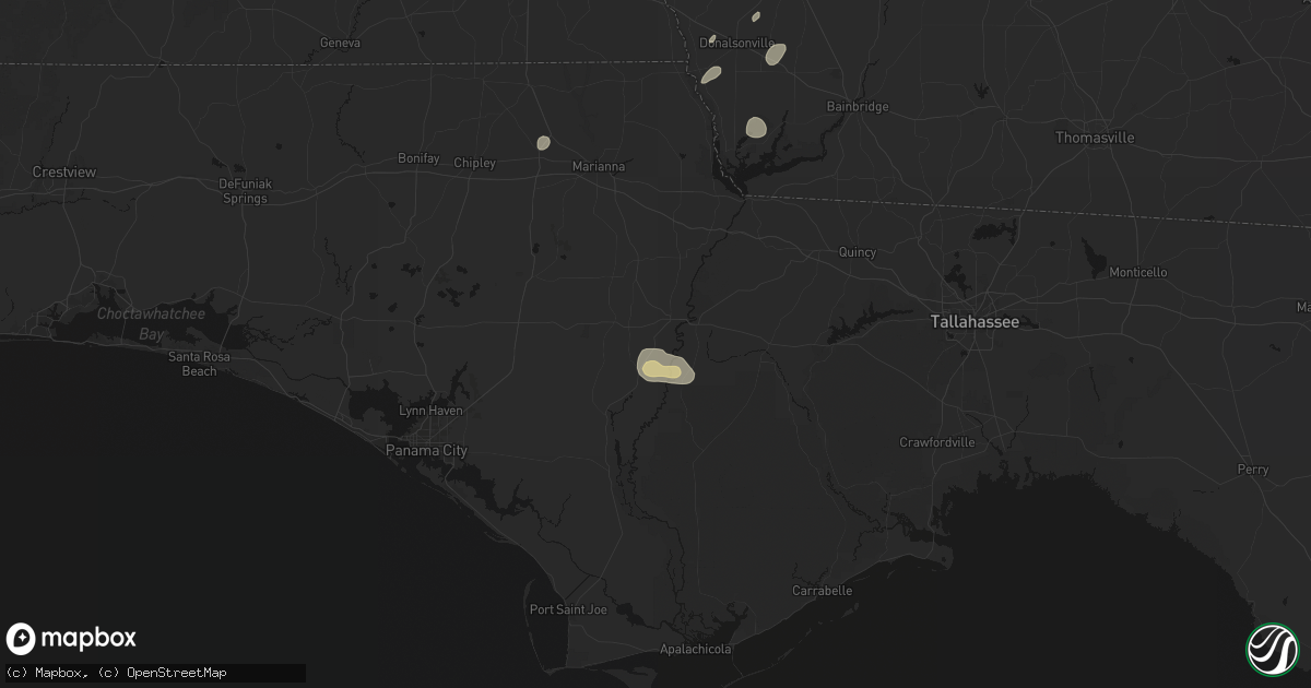 Hail map in Blountstown, FL on September 20, 2026