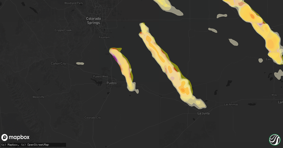 Hail map in Boone, CO on September 20, 2026