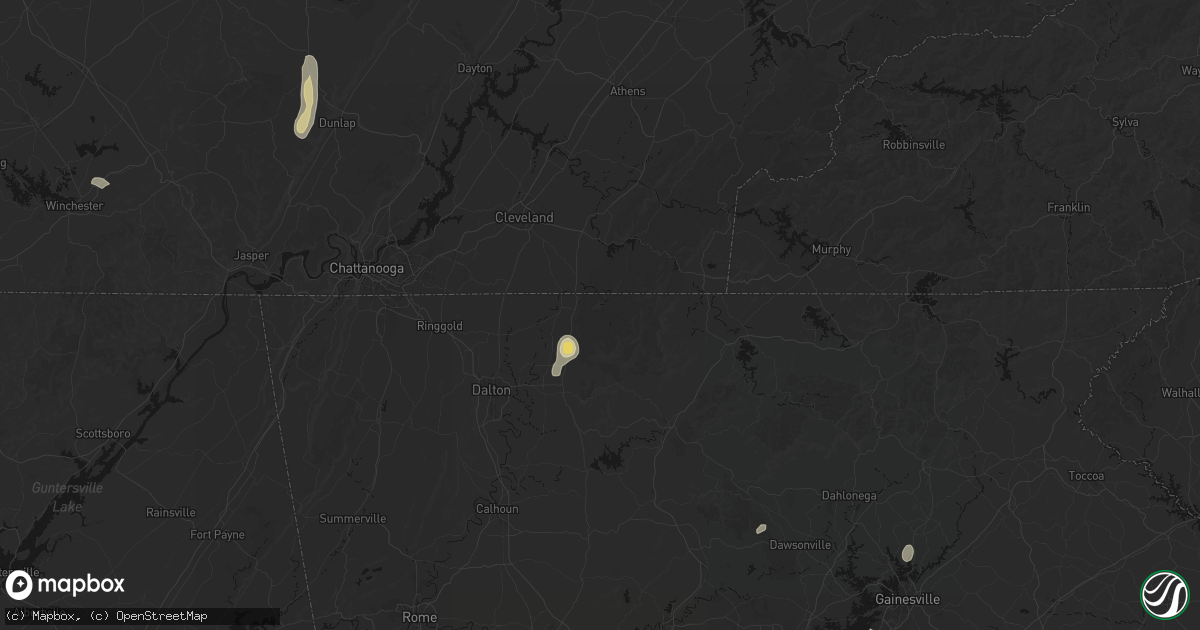 Hail map in Cisco, GA on September 20, 2026