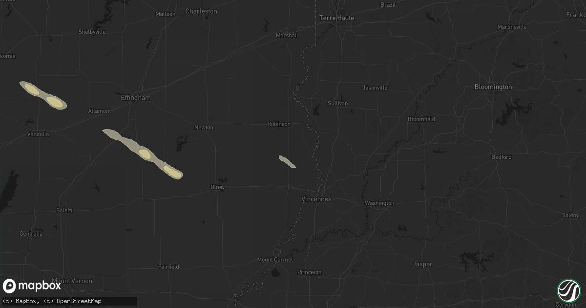 Hail map in Flat Rock, IL on September 20, 2026