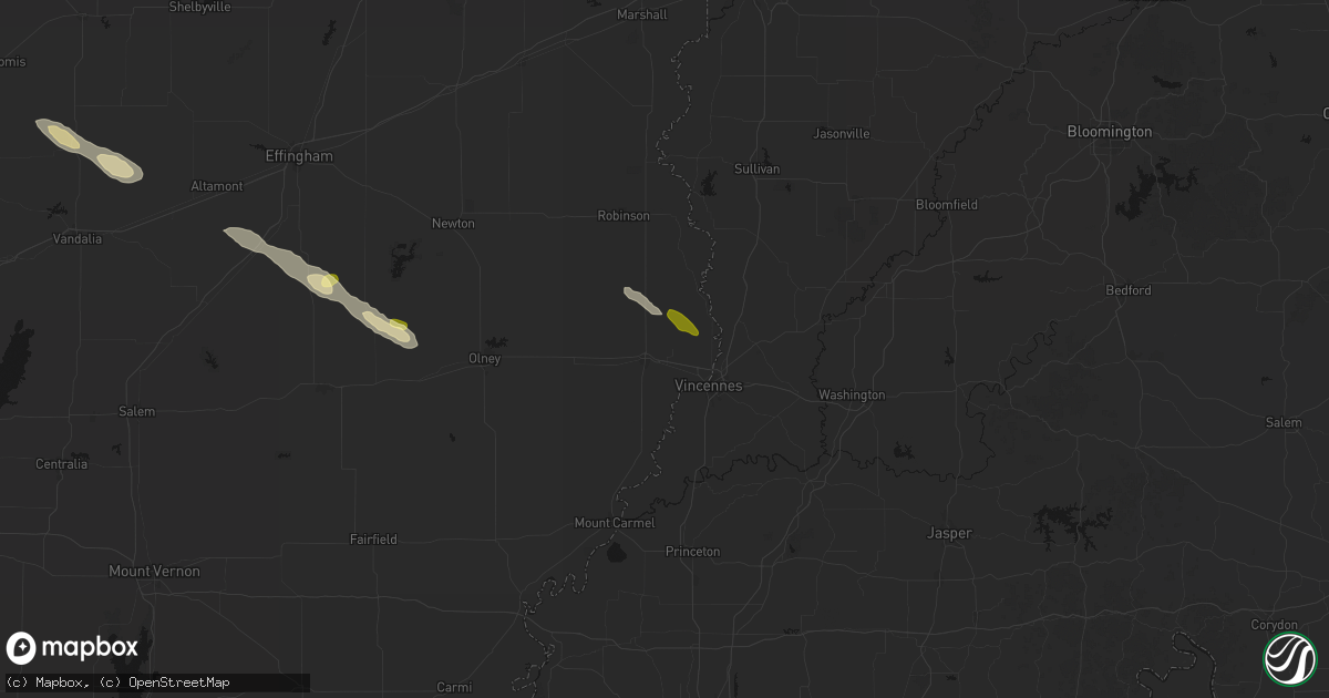 Hail map in Lawrenceville, IL on September 20, 2026
