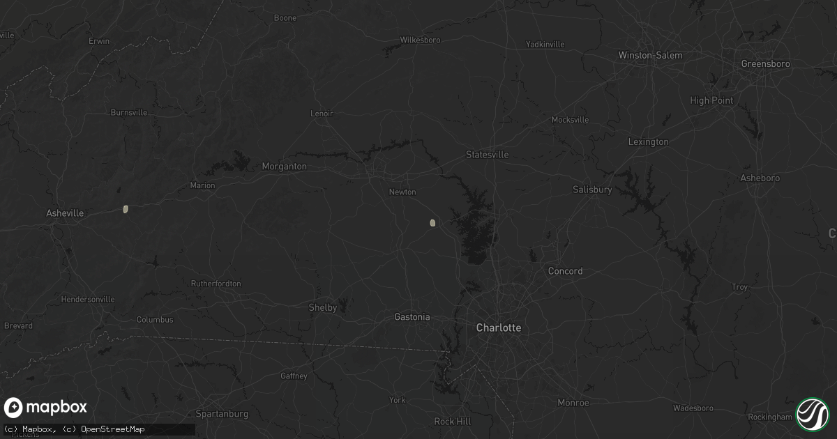 Hail map in Maiden, NC on September 20, 2026