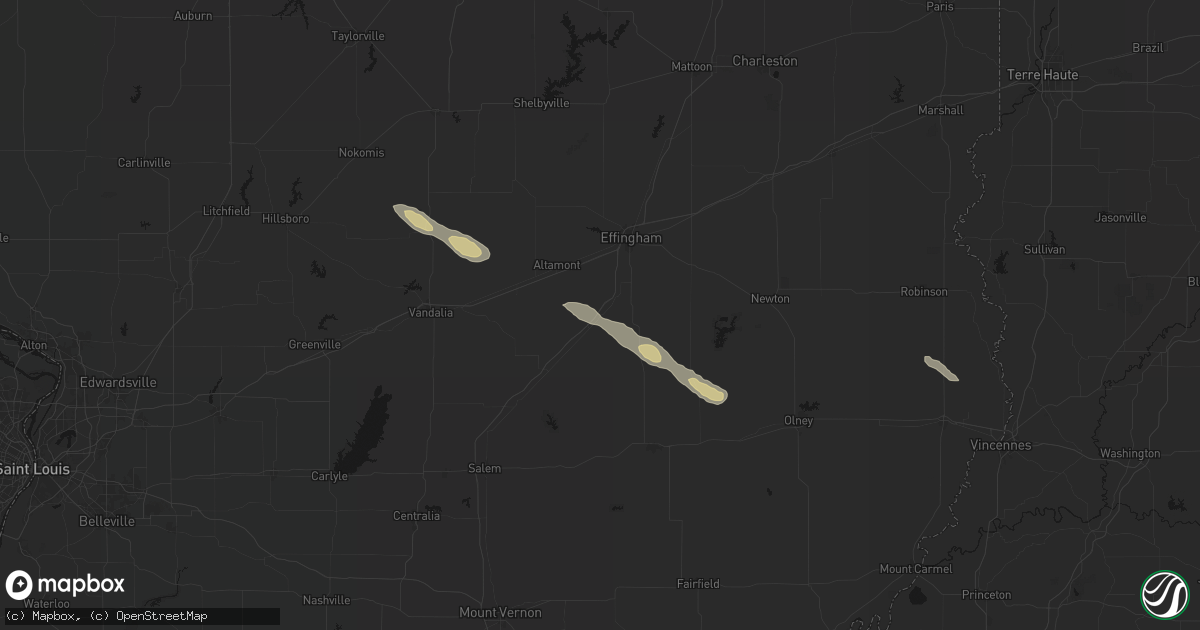 Hail map in Mason, IL on September 20, 2026