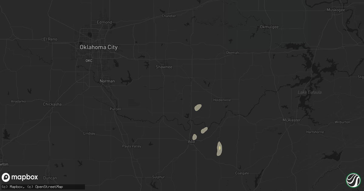 Hail map in Maud, OK on September 20, 2026