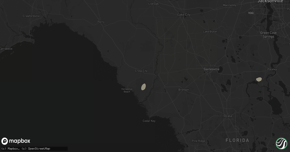 Hail map in Old Town, FL on September 20, 2026