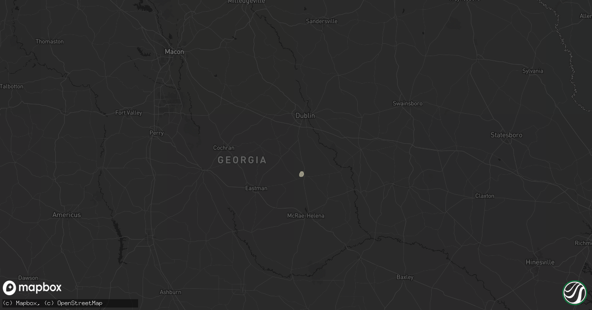 Hail map in Rentz, GA on September 20, 2026