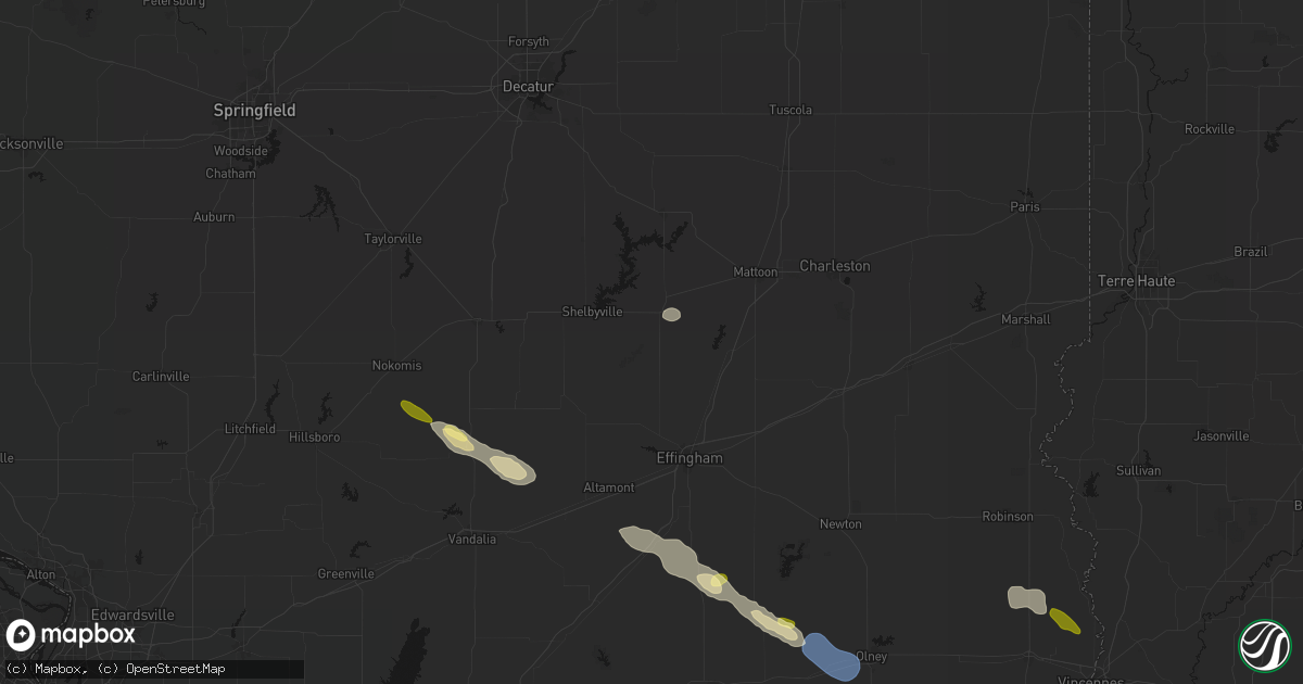 Hail map in Strasburg, IL on September 20, 2026